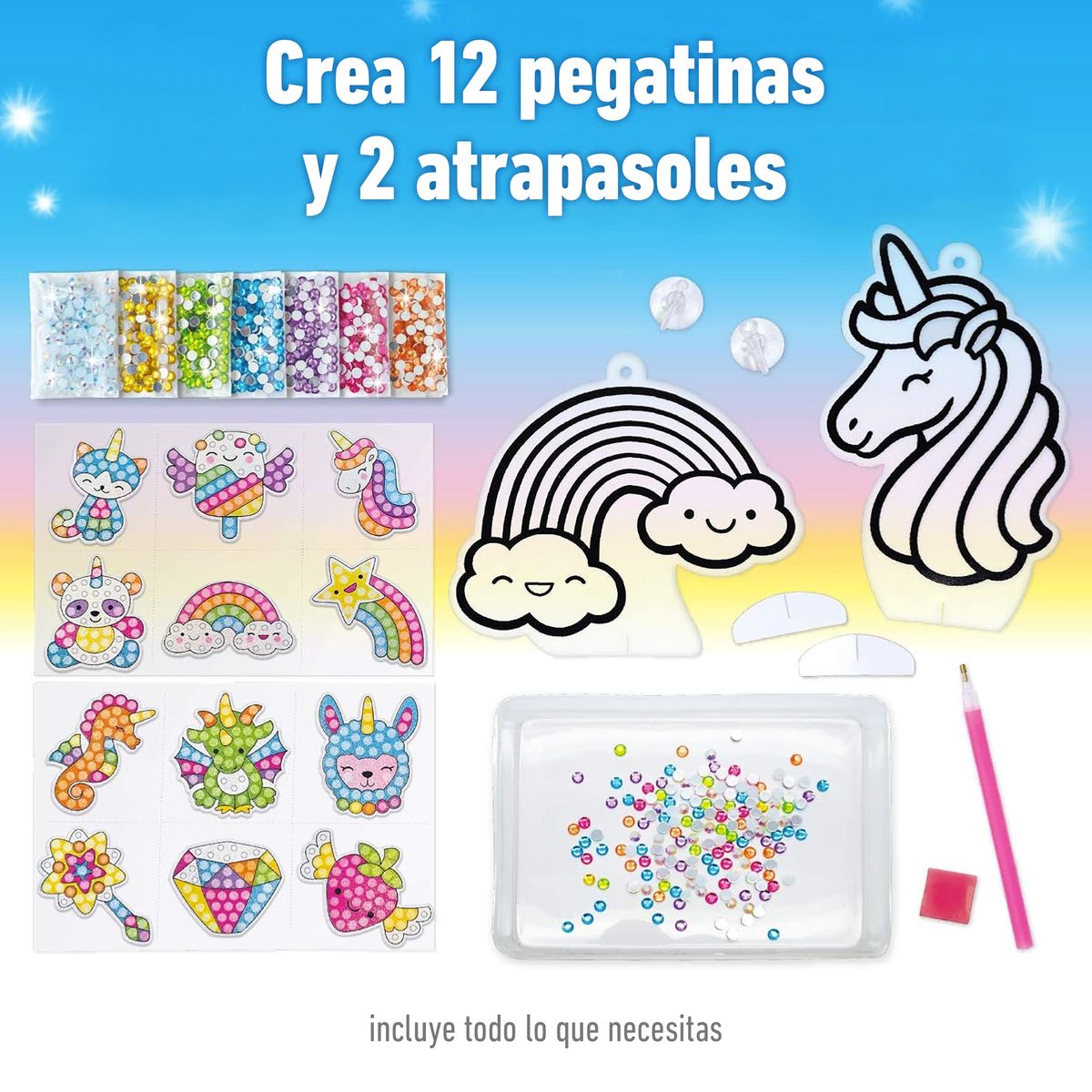 FABER-CASTELL - Creativity for Kids: Pintura con diamantes - Magia