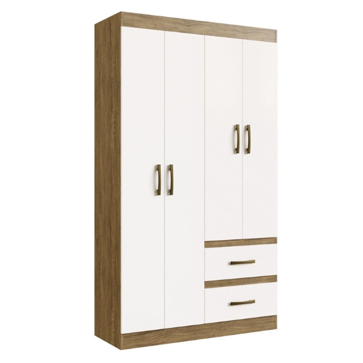 ALMORE - Closet Berlin 4 Ptas 2 Caj Nogueira/Off White