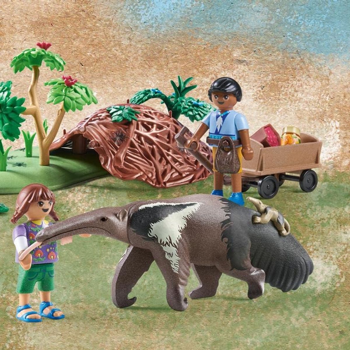 PLAYMOBIL - PLAYMOBIL CUIDADO DEL OSO HORMIGUERO WILTOPIA PM71012