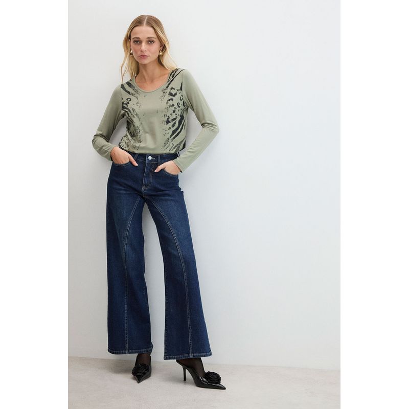 ASH - Polera Verde Musgo Mujer Ash