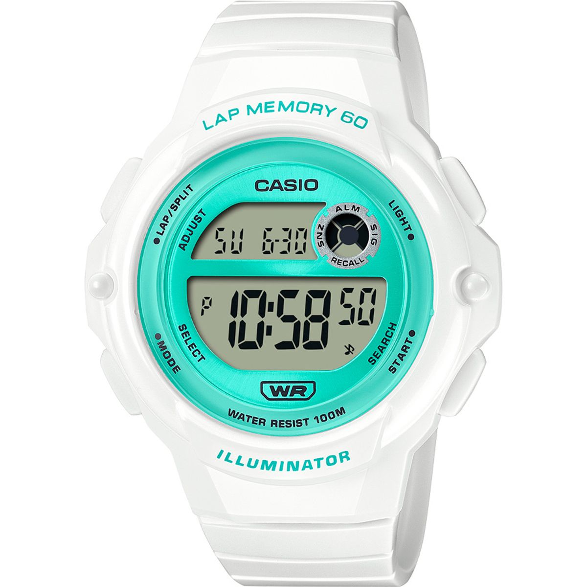 CASIO - RELOJ CASIO LWS1200H-7A3 MUJER DIGITAL 60 LAP MEMORY