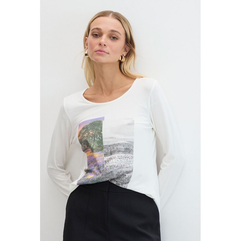 ASH - Polera Crudo Mujer Ash