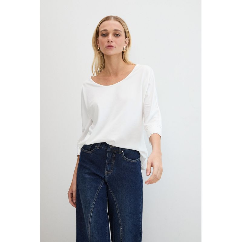 ASH - Polera Crudo Mujer Ash