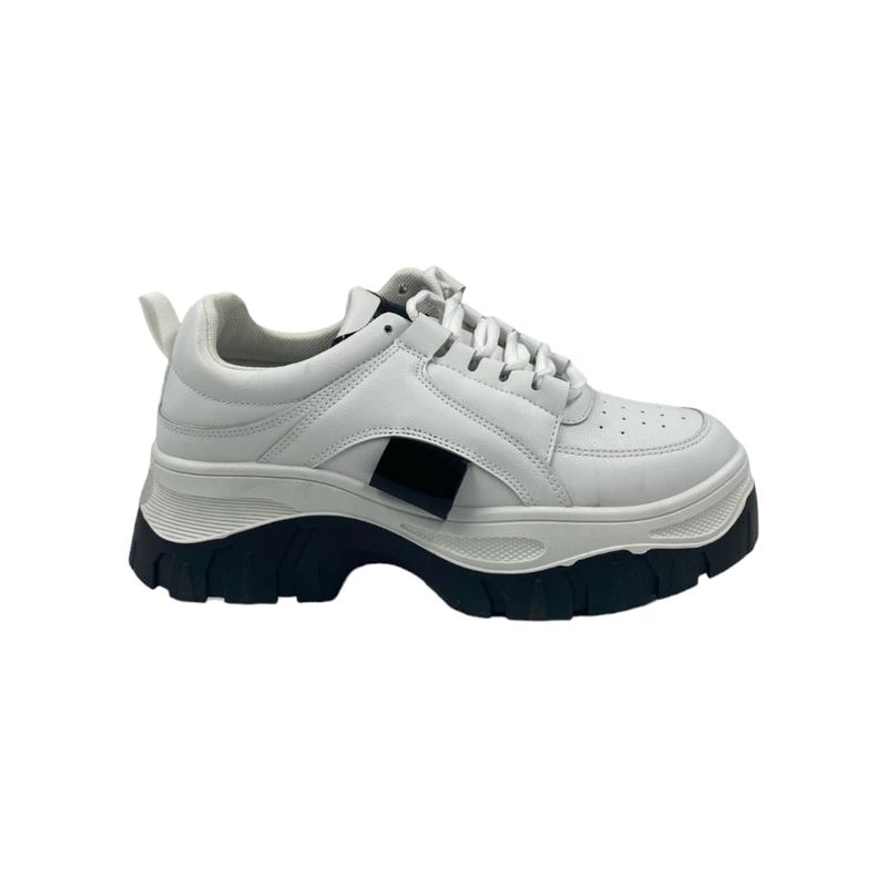 HERIEL - Zapatilla Blanca Plataforma Mujer