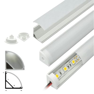 Imagen 2 del producto 9 Perfiles De 1 Metro Esquinero Ángulo Para Cinta Led (1002)
