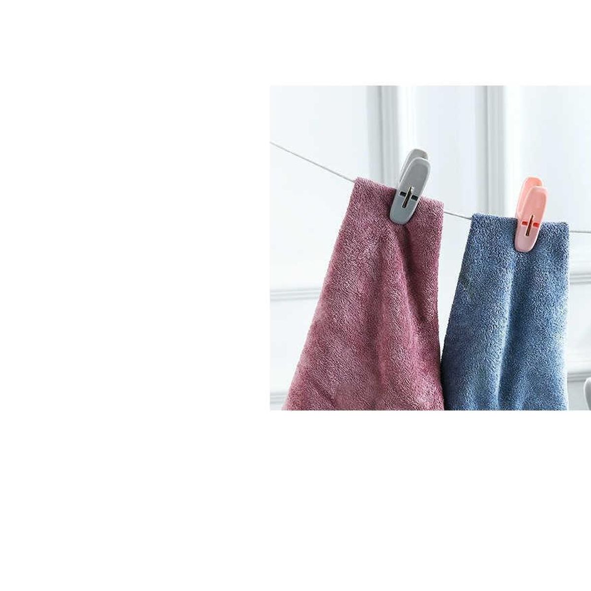 GENERICO - Pack 4 Pinzas Ropa Plásticas