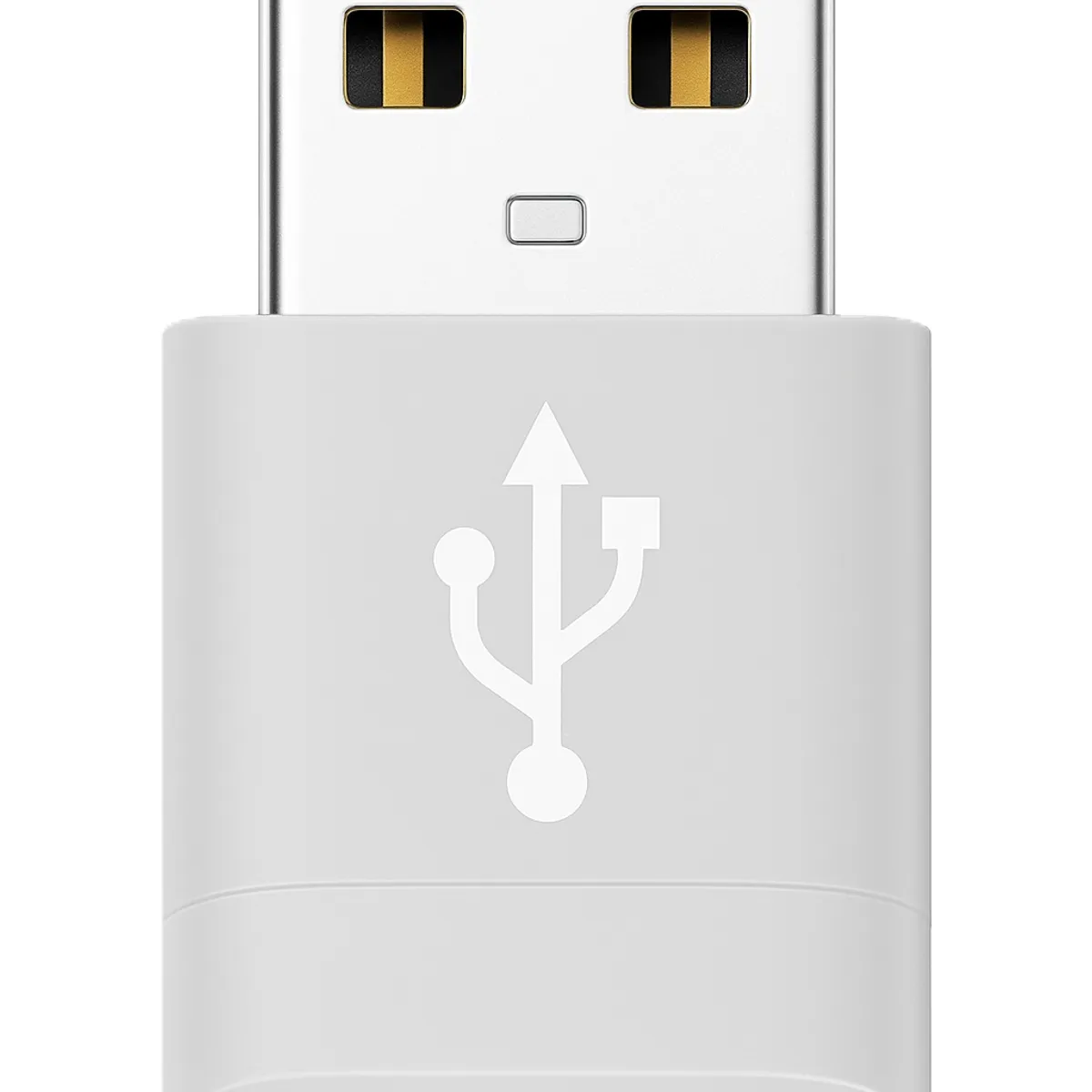 GENERICO - Adaptador Tipo C Hembra USB Macho Color Gris