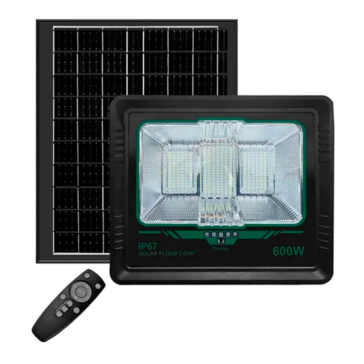 ESHOPANGIE - Foco 600w Exterior Ip67+ Panel Solar + Control Remoto