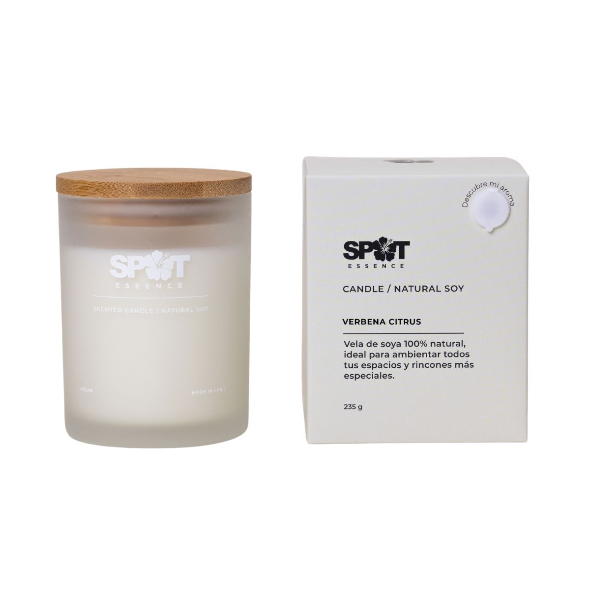 SPOT ESSENCE - Vela de Soya 220gr Verbena Citrus