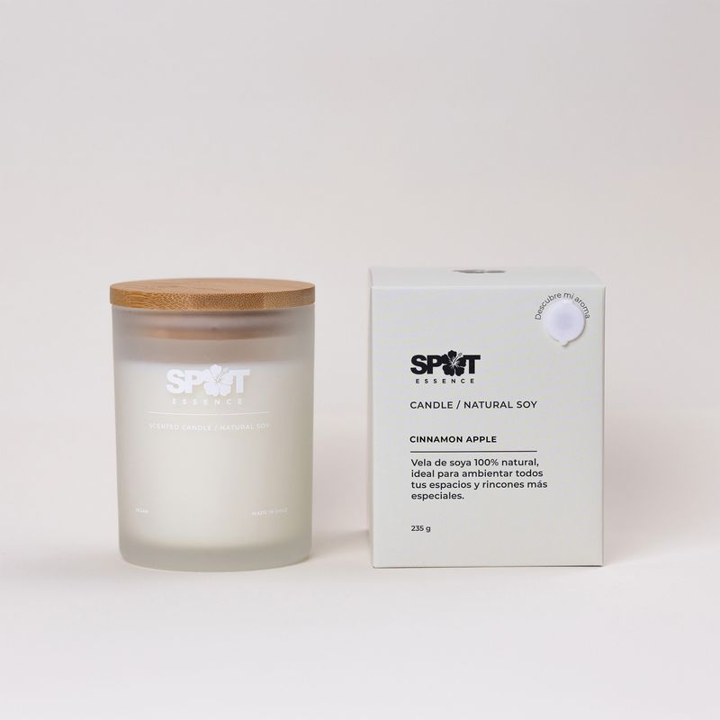 SPOT ESSENCE - Vela de Soya 220gr Cinnamon Apple