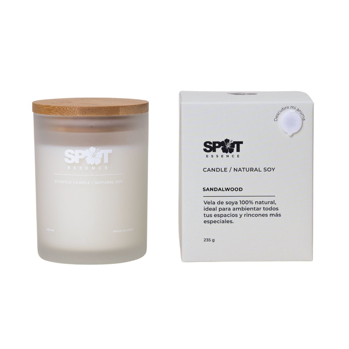 SPOT ESSENCE - Vela de Soya 220gr Sandalwood