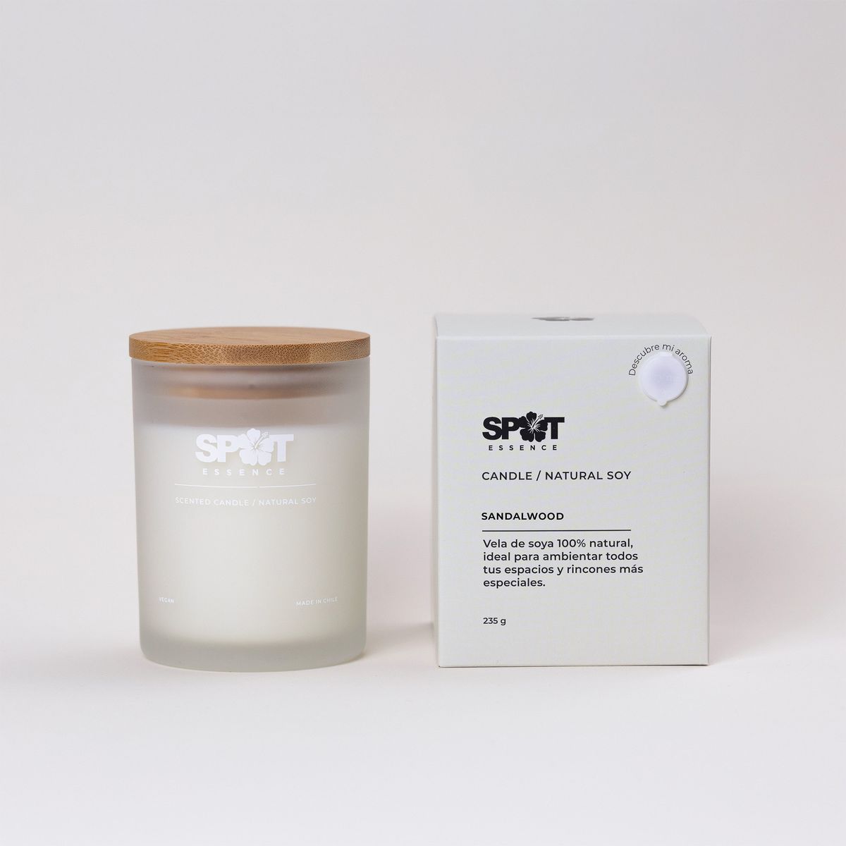SPOT ESSENCE - Vela de Soya 220gr Sandalwood