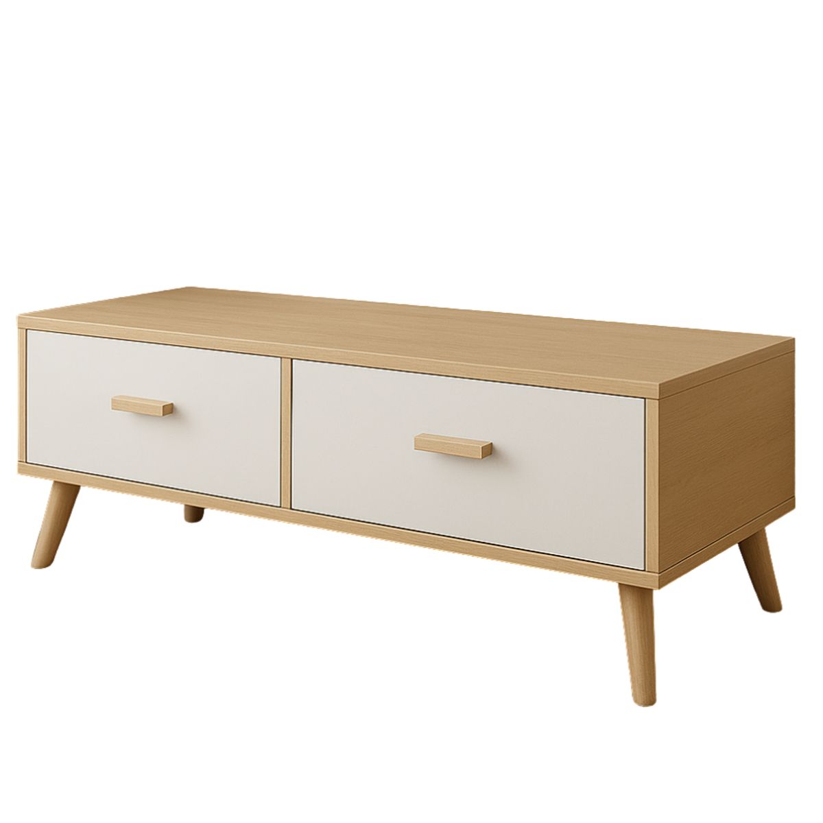 GENERICO - Rack Mueble Televisor 100x30x40cm 2 Tiras Hecho Melamina