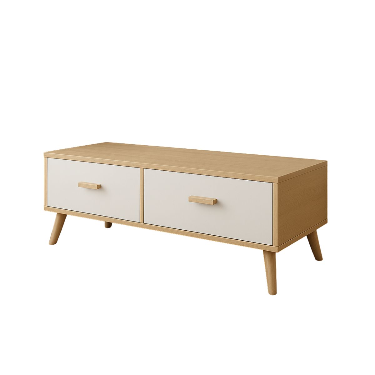 GENERICO - Rack Mueble Televisor 100x30x40cm 2 Tiras Hecho Melamina