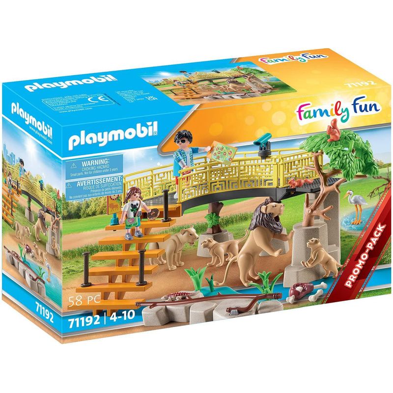 PLAYMOBIL - PLAYMOBIL RECINTO PARA LEONES AL AIRE LIBRE PM71192