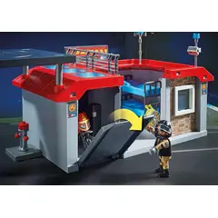 PLAYMOBIL - LLEVAR A LO LARGO DE LA ESTACIÓN BOMBEROS PM71193