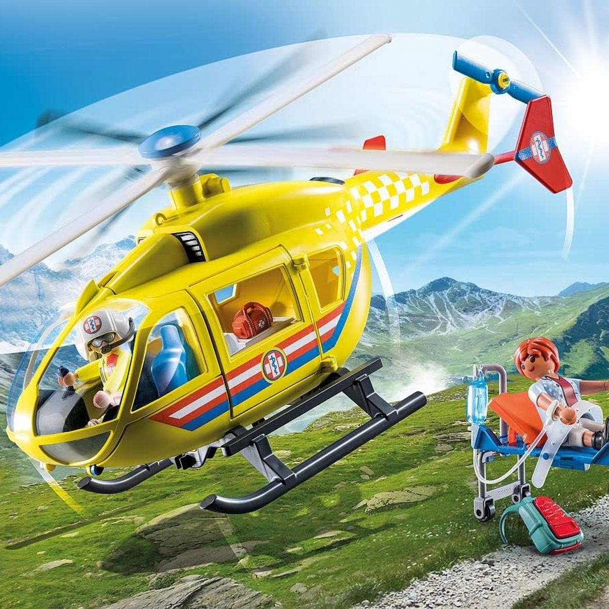 PLAYMOBIL - PLAYMOBIL HELICÓPTERO MÉDICO PM71203