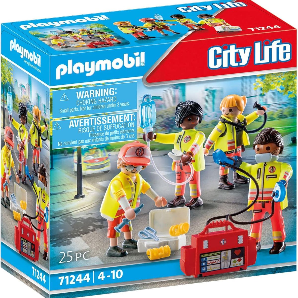 PLAYMOBIL - PLAYMOBIL EQUIPO MÉDICO PM71244