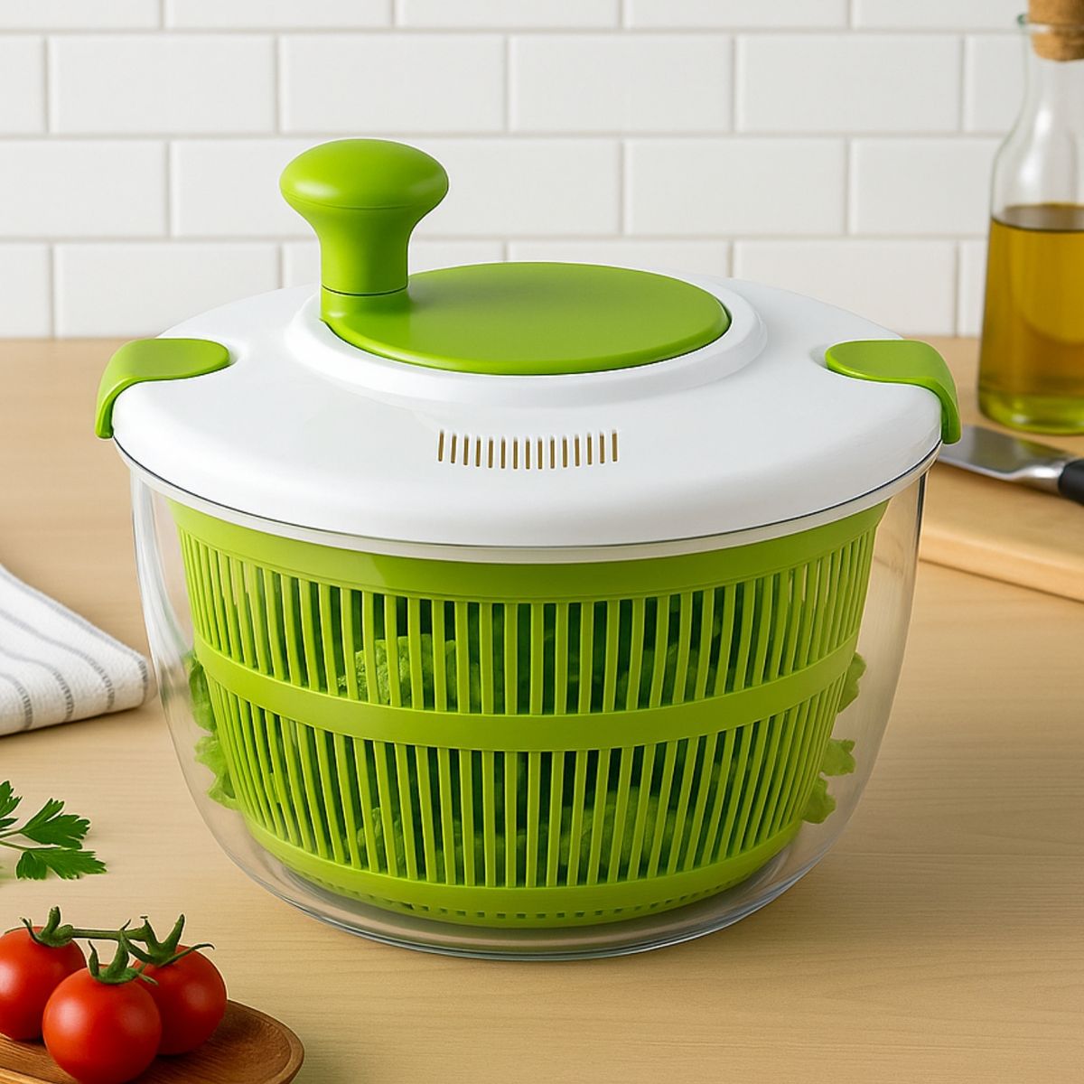 GENERICO - Centrifuga Secador De Lechuga Frutas Verduras Cocina