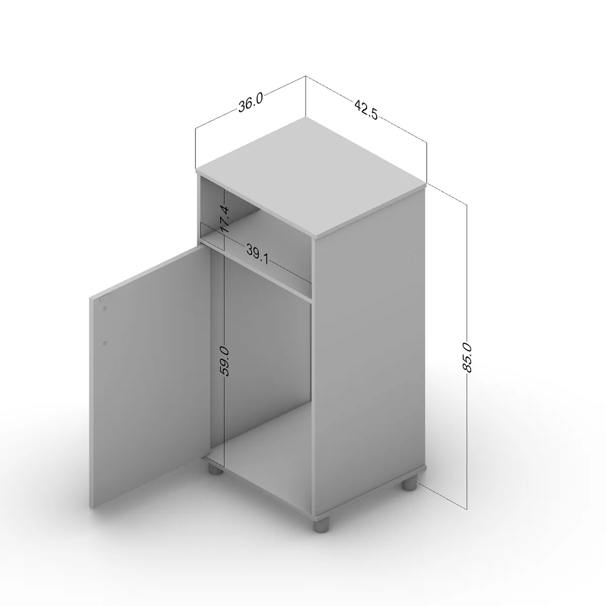 VEKKAHOME - MUEBLE AUXILIAR COCINA AGUA GRECIA