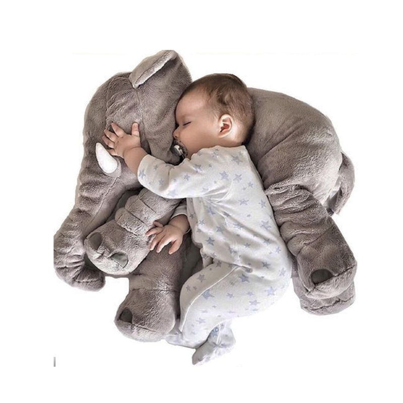GENERICO - Almohada Peluche Apego Elefante Felpa Cojín Para Niños Bebe