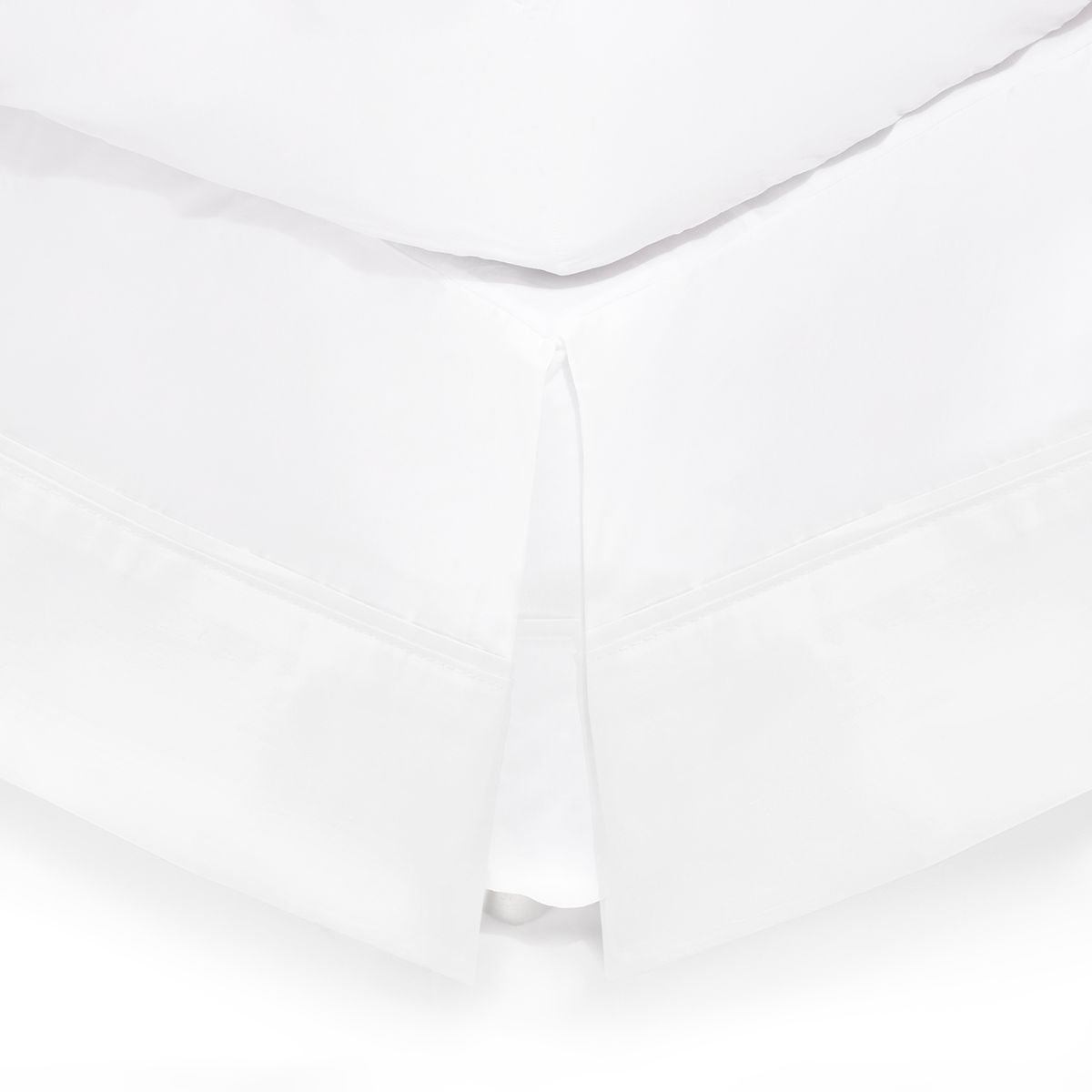 NINA HERRERA - Faldón Básico Liso Blanco 220 Hilos 1,5 Plaza