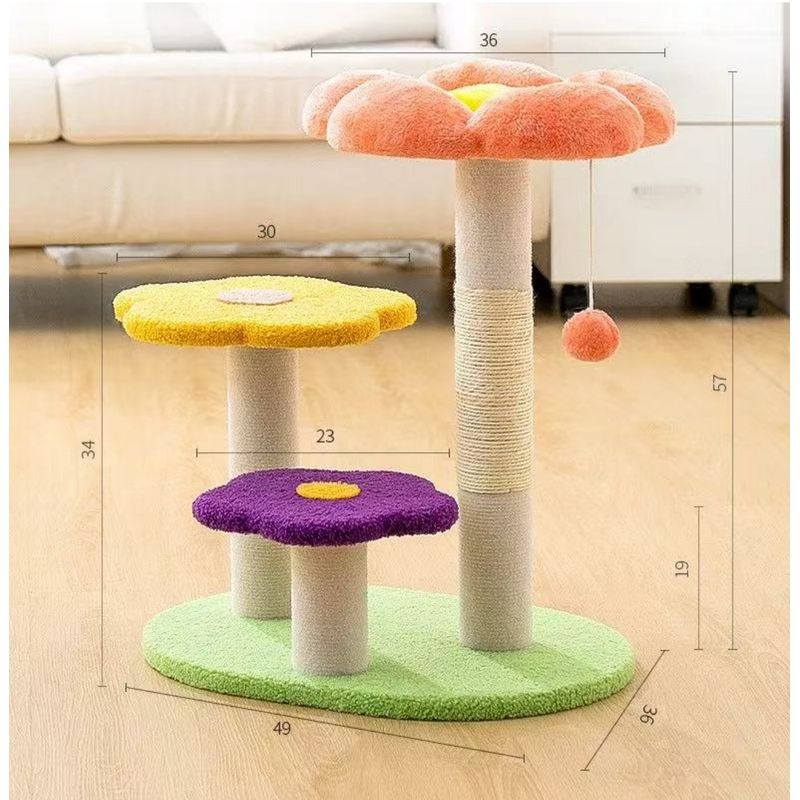 HOMER OUTDOOR - Rascador Para Gatos Cocolumpio Para Gatos De 4 Pisos