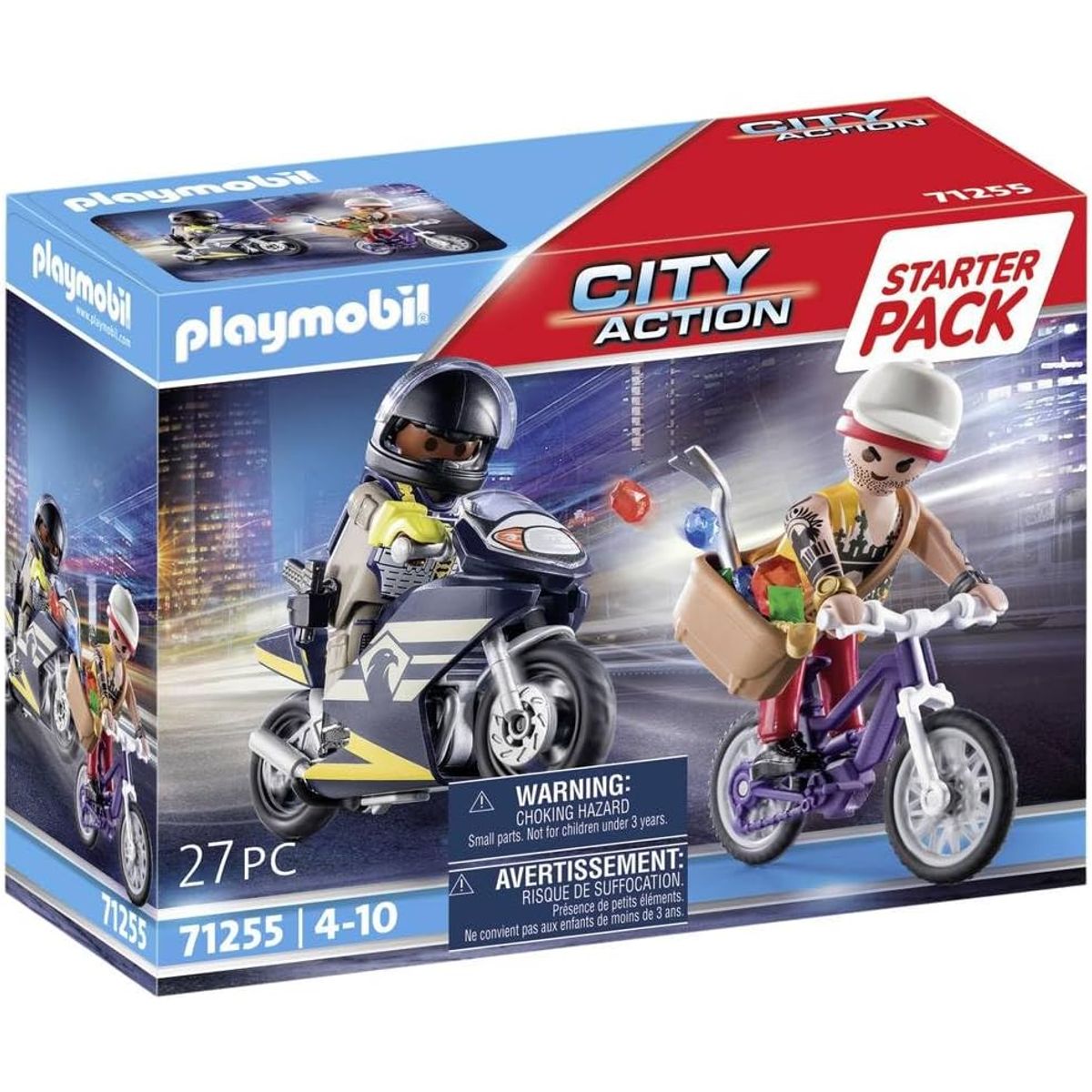 PLAYMOBIL - PLAYMOBIL PAQUETE DE INICIO DE FUERZAS ESPECIALES Y LADRONES PM71255