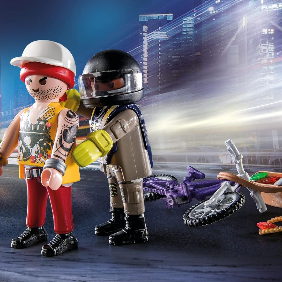 PLAYMOBIL - PLAYMOBIL PAQUETE DE INICIO DE FUERZAS ESPECIALES Y LADRONES PM71255