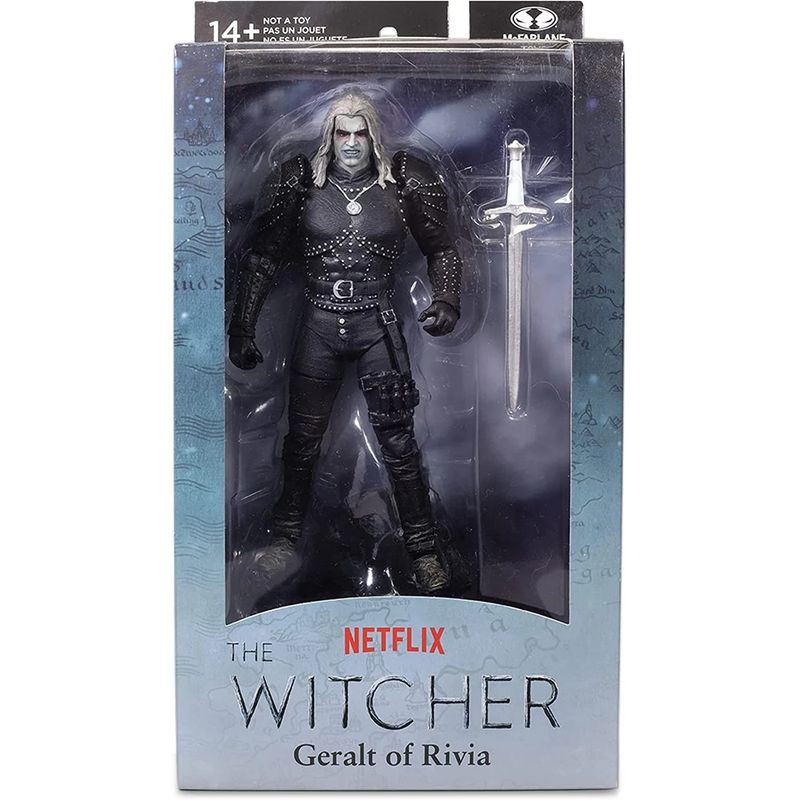 MCFARLANE TOYS - Figura Geralt Of Rivia Mode Witcher - The Witcher Netflix