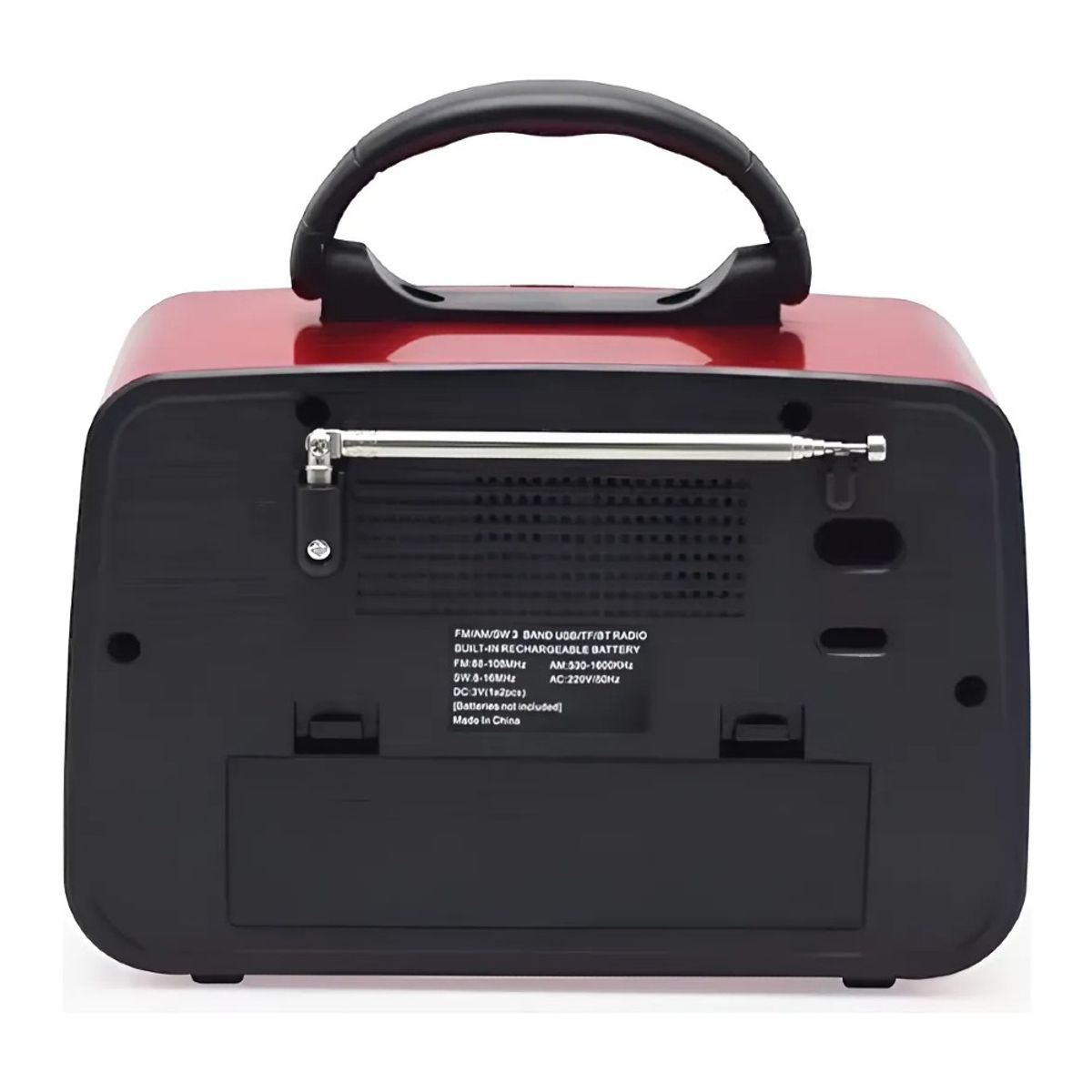 MUNDO MAGIA - Radio Linterna Portátil Bluetooth Recargable Y A Pilas Retro