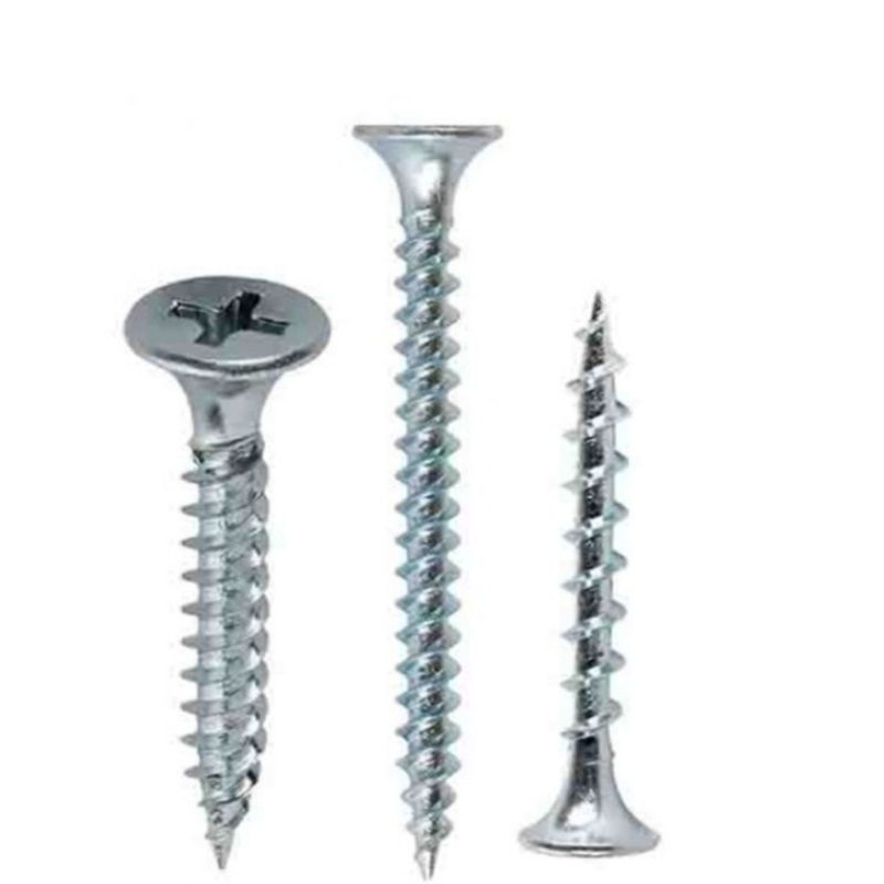 GENERICO - Tornillo Volcanita Punta Fina 6x2 Zinc 100 unds