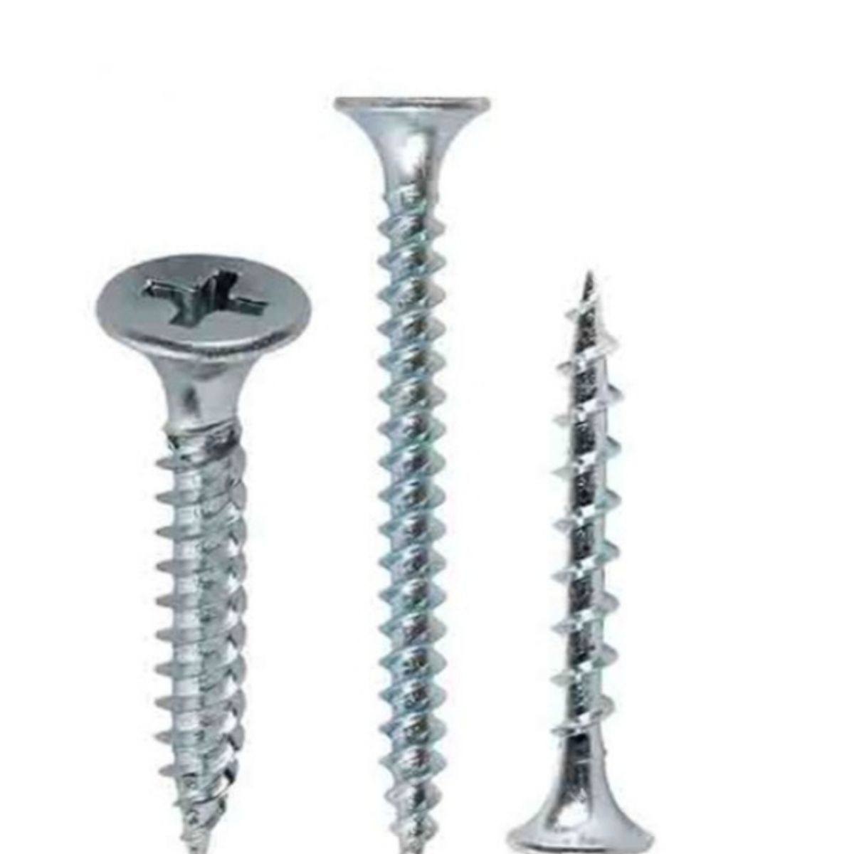 GENERICO - Tornillo Volcanita Punta Fina 6x2 Zinc 500 unds