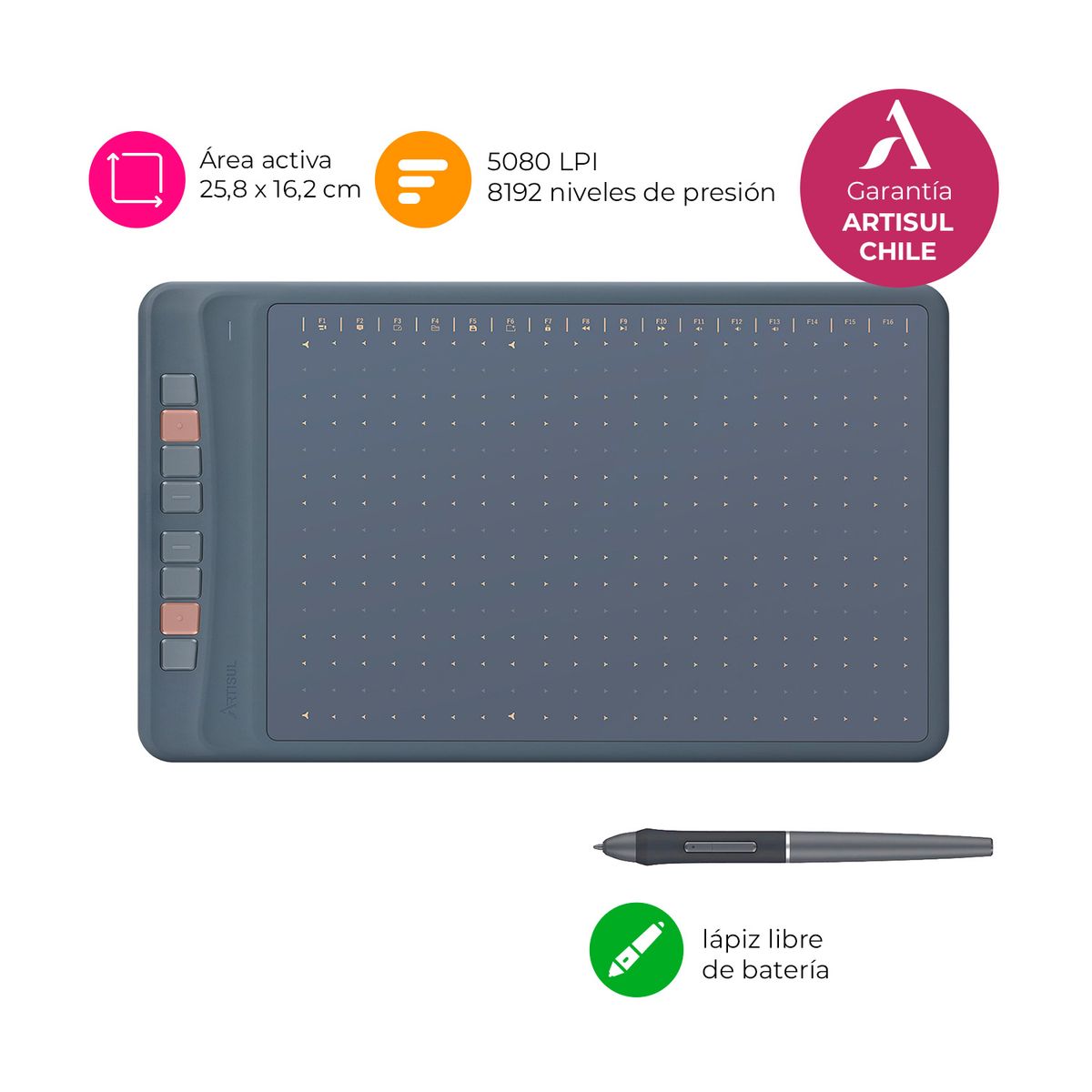 ARTISUL - Tableta Gráfica Digitalizadora Artisul A1201