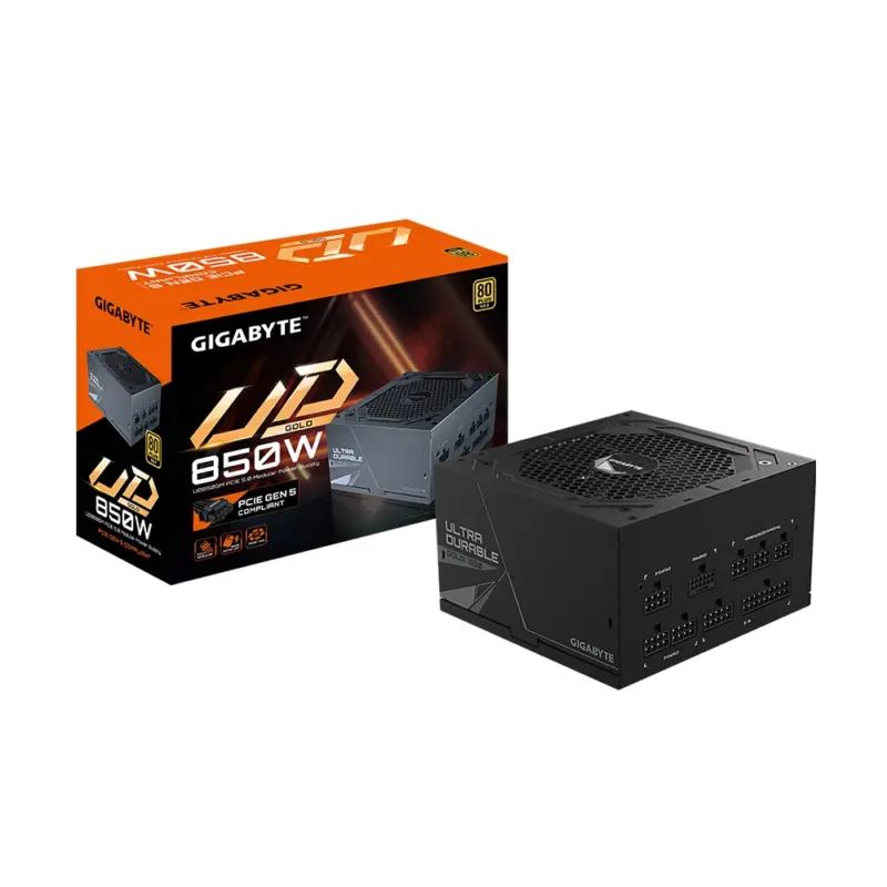GIGABYTE - Fuente de Poder Gigabyte 850W UD850GM PG5 80+ Gold Modular