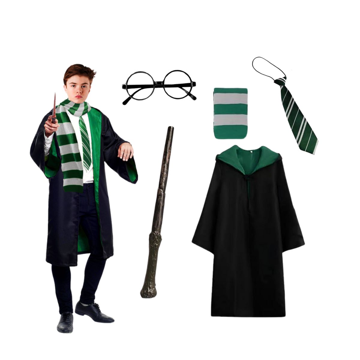 TODODISFRACESCHILE - Aprendiz de Mago Disfraz Cosplay Adulto