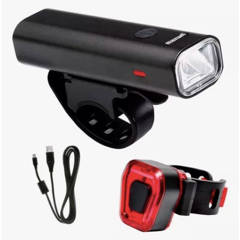 ATLAS - Luz Bicicleta  Impermeable Color Negro