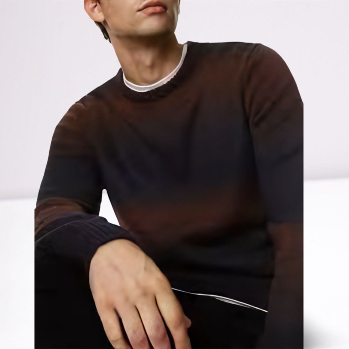 WADOS - SWEATER HOMBRE MANGA LARGA ESCOTE REDONDO