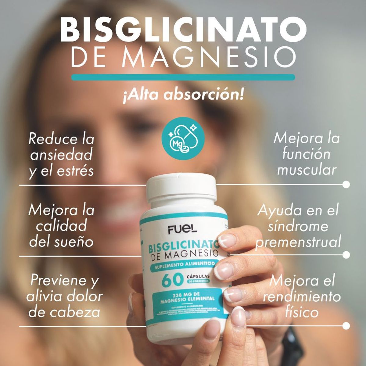 FUEL NUTRITION - Bisglicinato de Magnesio