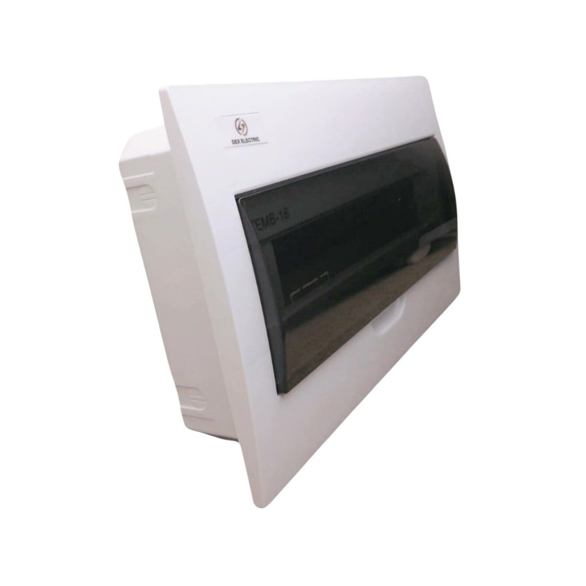 GENERICO - Tablero Plastico 18 Modulos Embutido Libre Halog. Tapa Transp.