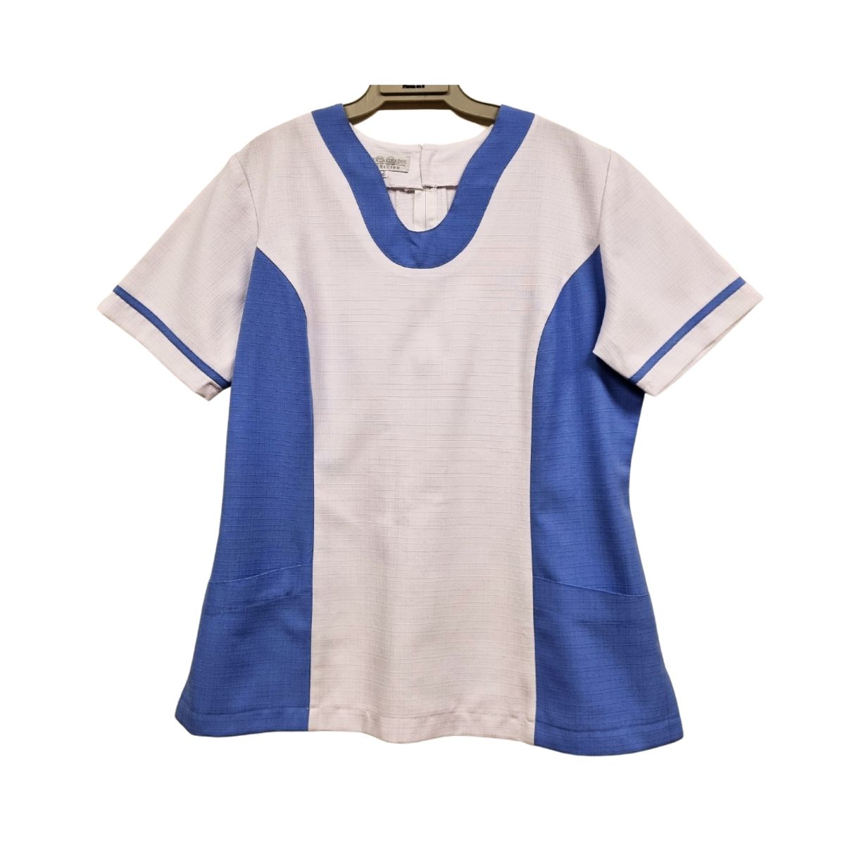 90 GRADOS - Chaquetilla Blanca con Laterales Azules Para Mujer