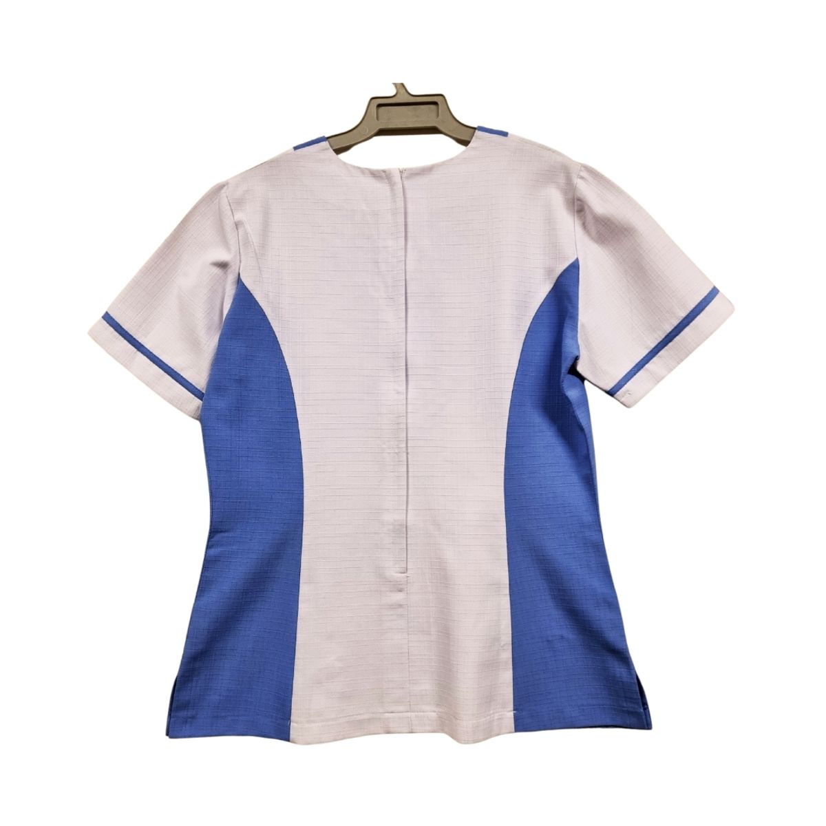 90 GRADOS - Chaquetilla Blanca con Laterales Azules Para Mujer