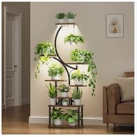 Organizador Repisa Decalacion Estante Planta Librero Con Luz ZWJ002-R