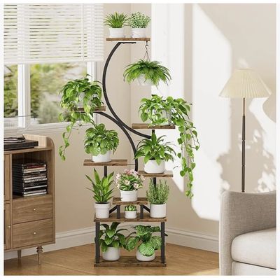 Imagen 2 del producto Organizador Repisa Decalacion Estante Planta Librero Con Luz ZWJ002-R