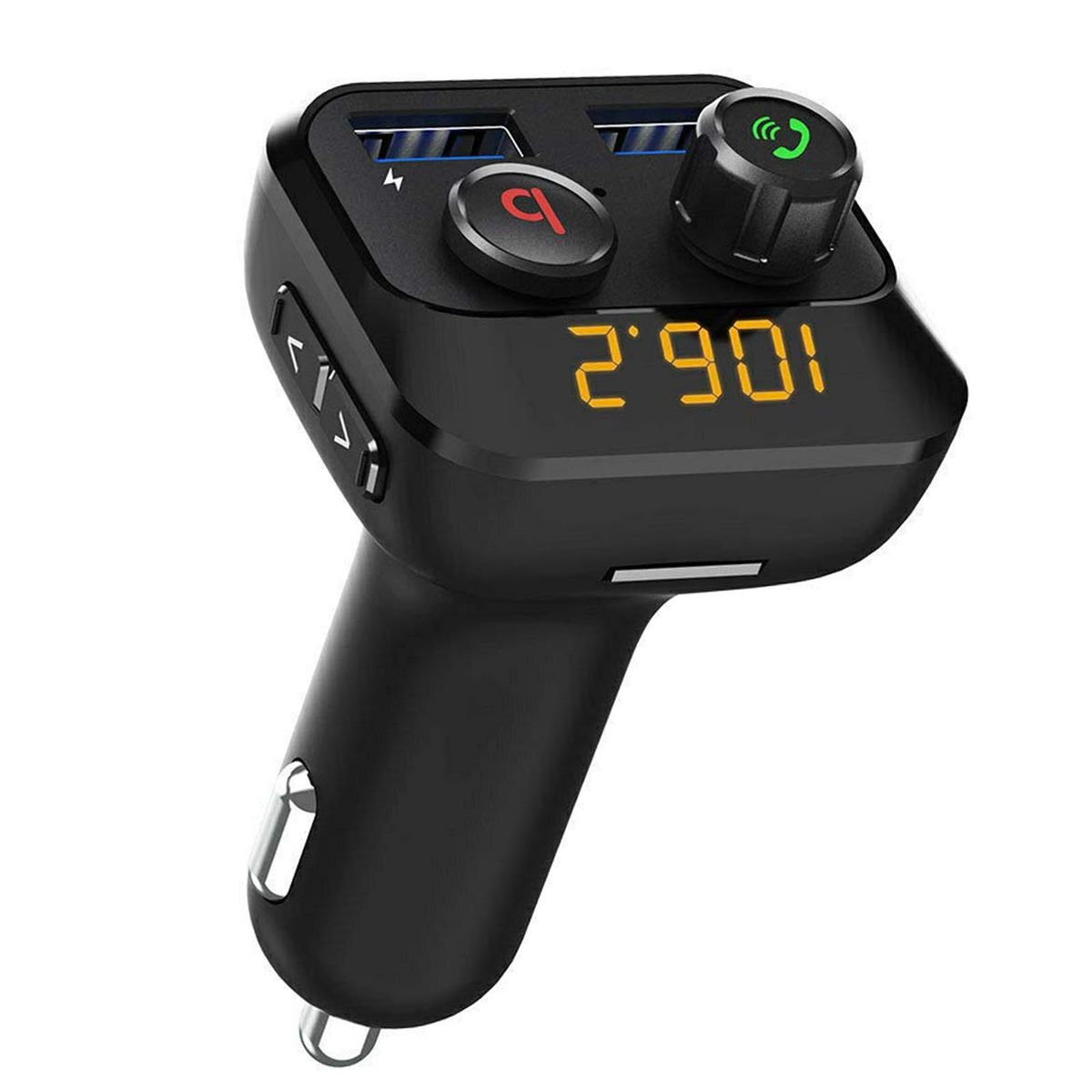 DBLUE - Transmisor FM Receptor Bluetooth Puerto TF Carga USB DBTR281