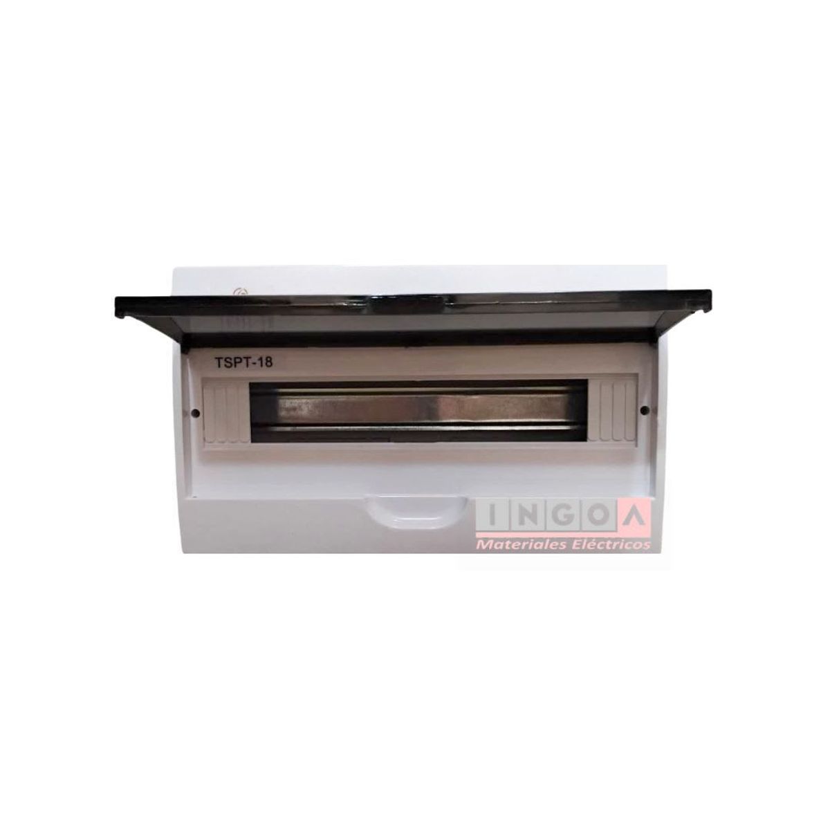 GENERICO - TABLERO PLASTICO 18 MODULOS SOBREPUESTO TAPA TRANSPARENTE - DNA