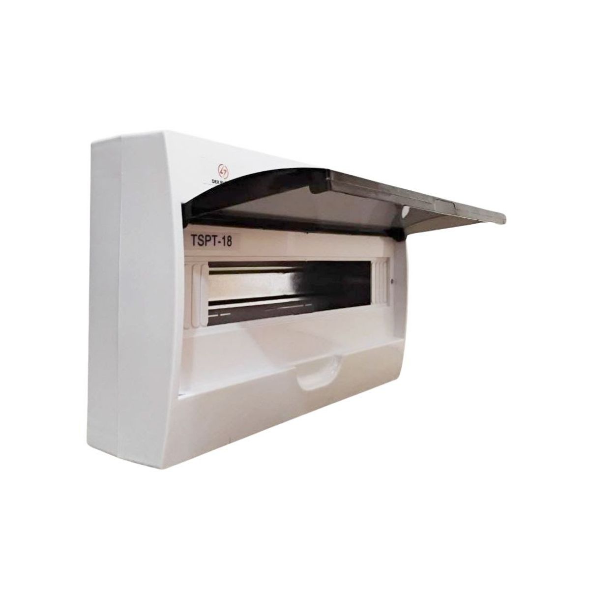 GENERICO - TABLERO PLASTICO 18 MODULOS SOBREPUESTO TAPA TRANSPARENTE - DNA