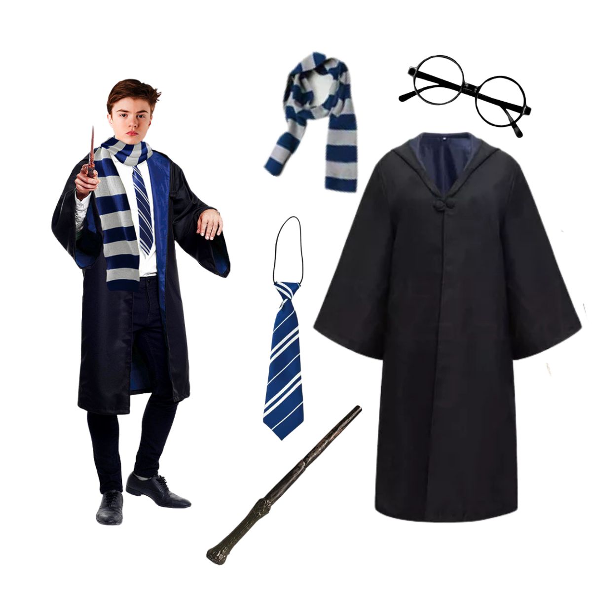 TODODISFRACESCHILE - Aprendiz de Mago Disfraz Cosplay Adulto