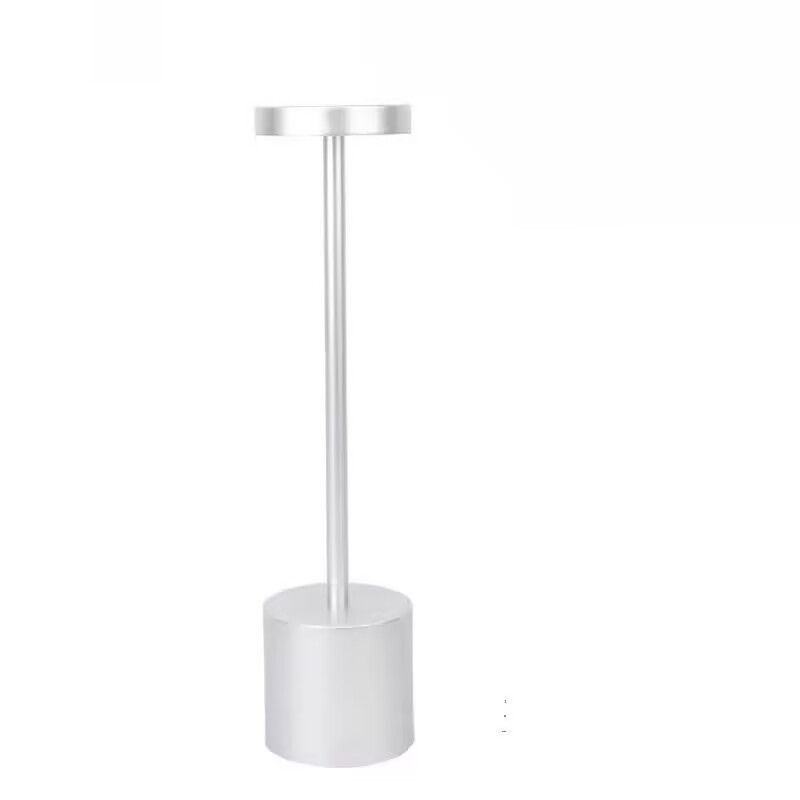 GENERICO - Lámpara De Mesa Recargable Lámpara Inalámbrica Lampara Led Gris