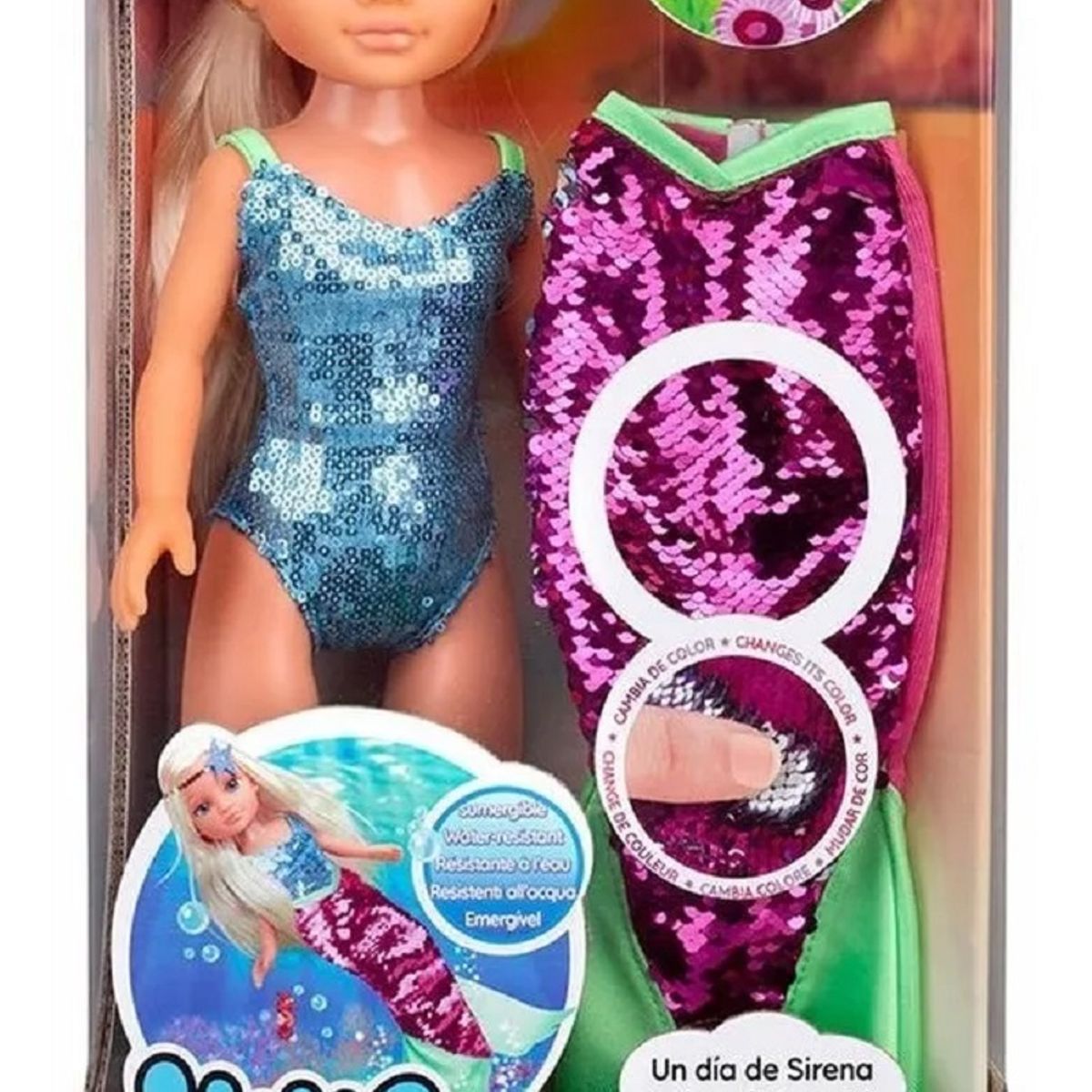 FAMOSA - MUÑECA NANCY SIRENA BENTANCOR OUTDOOR